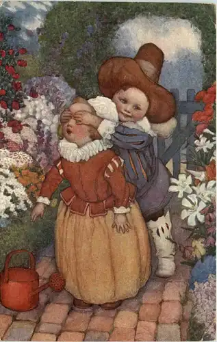 Künstler AK - Kinder -645016