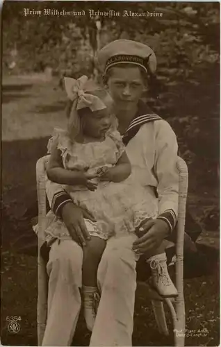 Prinz Wilhelm und Prinzessin Alexandrine -645034