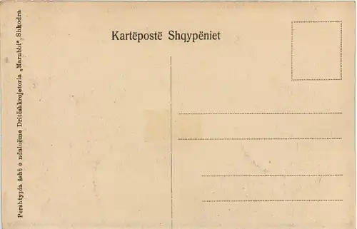 Albania - Shkodra - Kujtim nga Shqypenia -644648