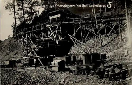 Bau der Odertalsperre bei Bad Lauterberg -645230