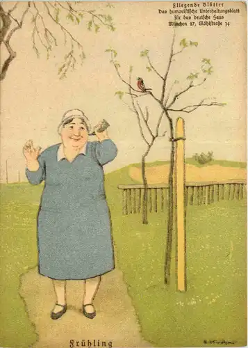 Künstler AK - Humor -645286