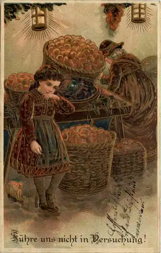 Führe uns nicht in Versuchung - Prägekarte -645336