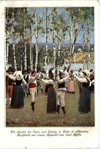 Spieler bei Tanz und Gesang in Nääs Sweden -645622