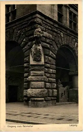 Leipzig - Eingang zum Ratskeller -645628