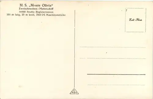 MS Monte Olivia - Speisesaal -645634