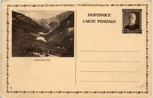 Krkonose - Riesengebirge - Ganzsache -645652