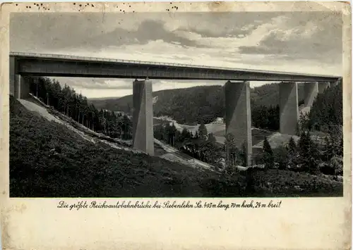 Reichsautobahnbrücke bei Siebenlehn - Grossschirma -645772