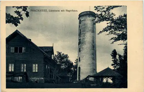 Prachatitz - Libinturm mit Hegerhaus -645666