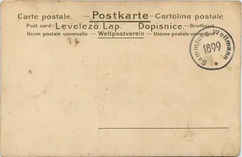 Frau mit Blumen - Gute Nacht -645936