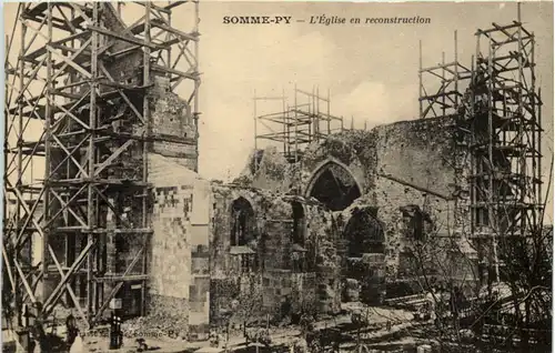 Somme-Py - L Elgise en reconstruction -646082