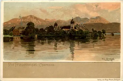 Die Fraueninsel-Chiemsee - Litho -646302