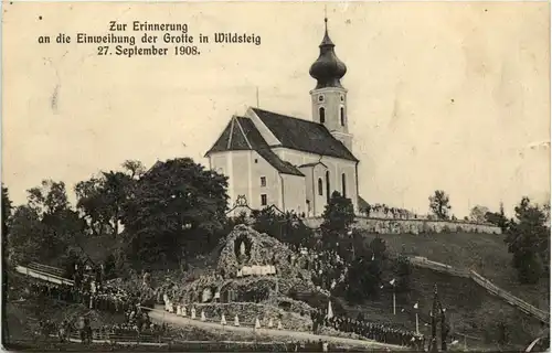 Wildsteig - Einweihung der Grotte 1908 -646264