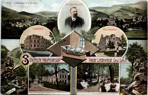 Nieder Lindewiese - Schrothsche Naturheilanstalt - Schlesien -646558