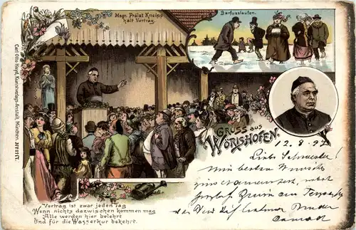 Gruss aus Wörishofen - Litho -646578