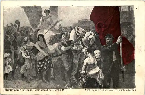 Berlin - Internationale Friedens Demonstration 1911 -646656
