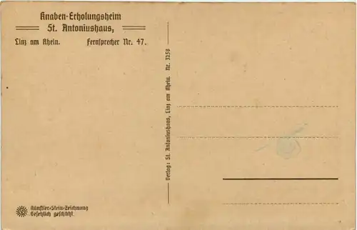 Linz am Rhein - Knaben Erholungsheim -646684