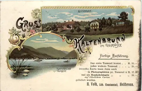 Kaltenbrunn am Tegernsee - Litho -646690
