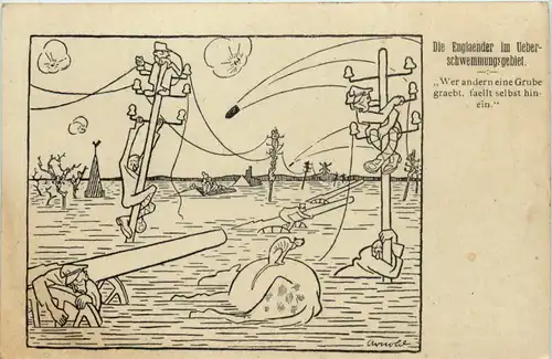 Propaganda - Die Engländer im Überschwemmungsgebiet -646708