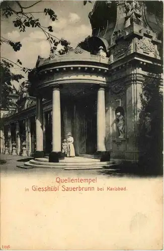 Giesshübl Sauerbrunn bei Karlsbad - Quellentempel -646952