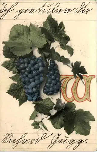 Buchstaben Karte W -647068