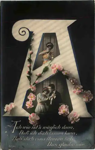 Buchstaben Karte A -647112