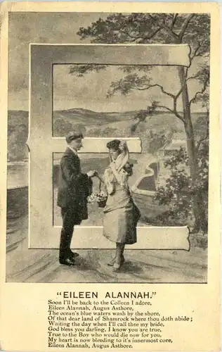 Buchstaben Karte E -647132