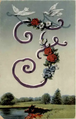 Buchstaben Karte F -647140