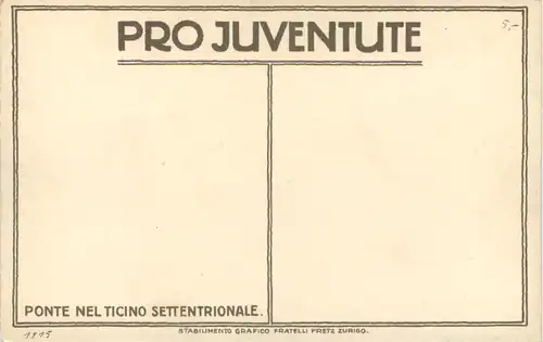 Pro Juventute - Ponte nel Ticino Settentrionale -647258