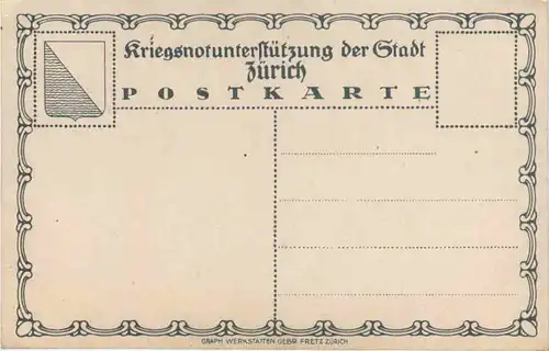 Kriegsnotunterstützung Zürich - Unser täglich Brot gib uns heute -647260