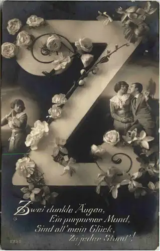 Buchstaben Karte Z -647318