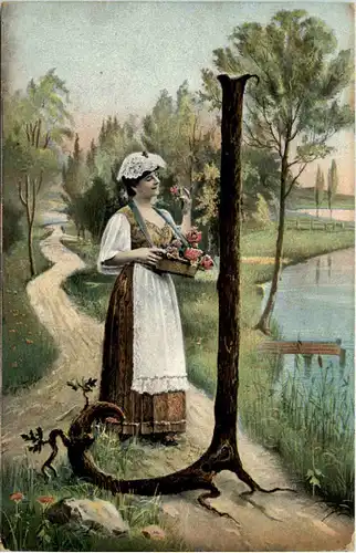 Buchstaben Karte J -647304