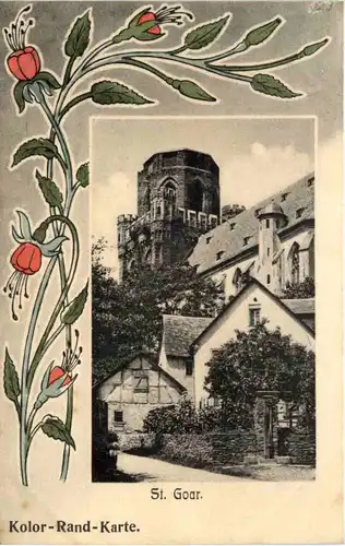 St. Goar - Kolor Rand Karte -647648