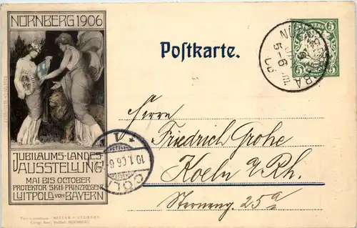 Nürnberg 1906 Jubiläums Ausstellung - Ganzsache -647876