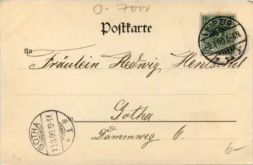 Leipzig - Die Neukirche vor dem Umbau im JAhre 1879 -647922