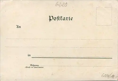 Gruss vom Niederwald - Rüdesheim - Litho -647936