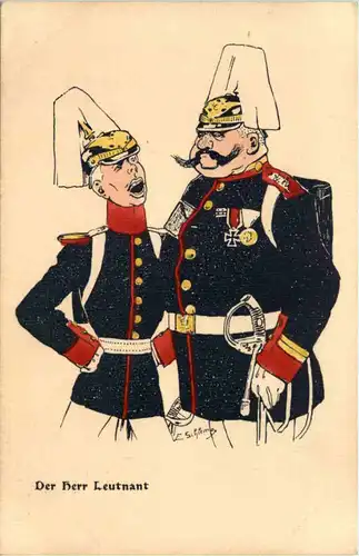 Soldaten Humor - Der Herr Leutnant -648000