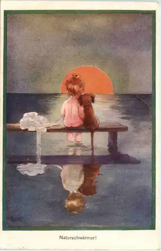 Künstler AK - Nachtschwärmerei - Humor -648090