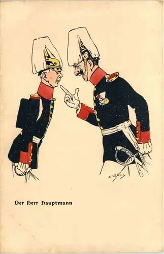 Soldaten Humor - Der Herr Hauptmann -648002
