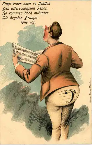 Humor - Singt einer noch so lieblich -648298