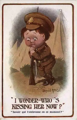 Künstler AK - Donald Mc Gill - I Wonder -648366