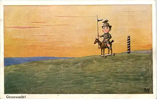 Militaria Humor - Grenzwacht -648422