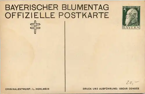 Ludwig Hohlwein - Bayrischer Blumentag - Ganzsache -648460