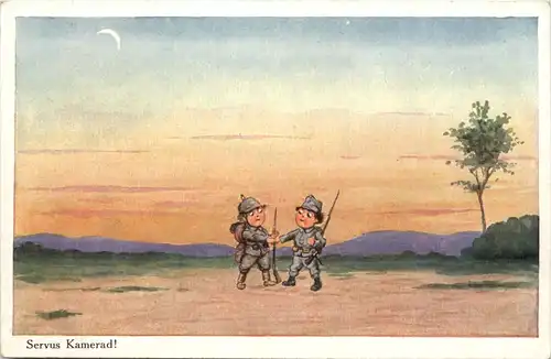 Militaria Humor - Servus Kamarad -648420