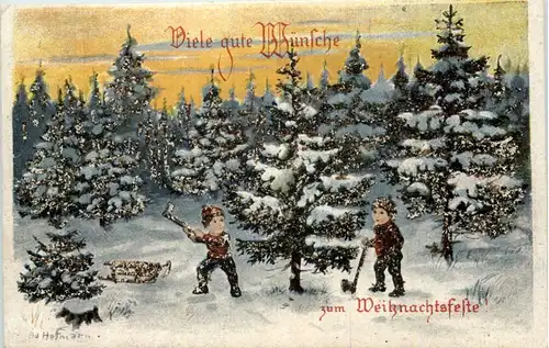 Künstler AK Ad. Hoffmann - Weihnachten -648448