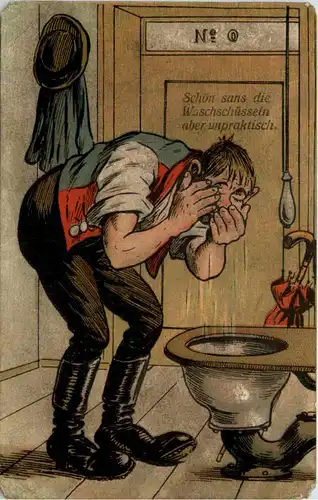 Humor - Schön sans die Waschschüsseln -648488