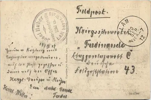 Lam - Hauptplatz mit Kriegerdenkmal -648628