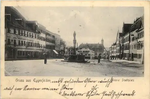 Gruss aus Eggenfelden - Unterer Stadtplatz -648724