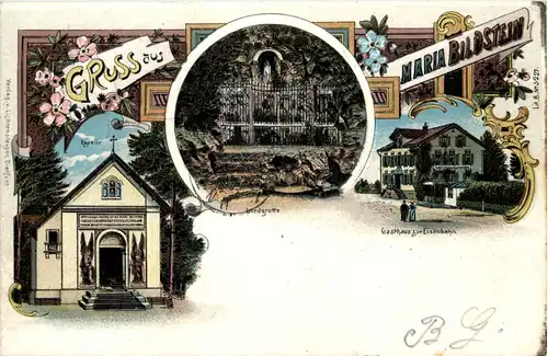 Gruss aus Maria-Bildstein Benken - Litho UPU -639814