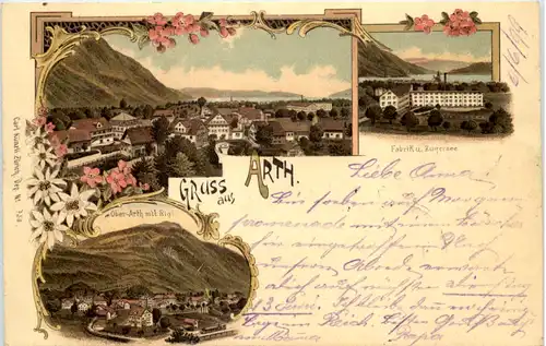 Gruss aus Arth - Litho -639822