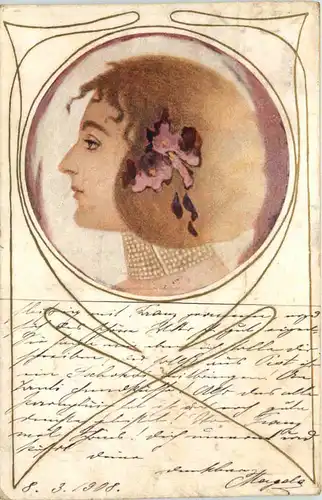 Künstler AK - Jugendstil -648924